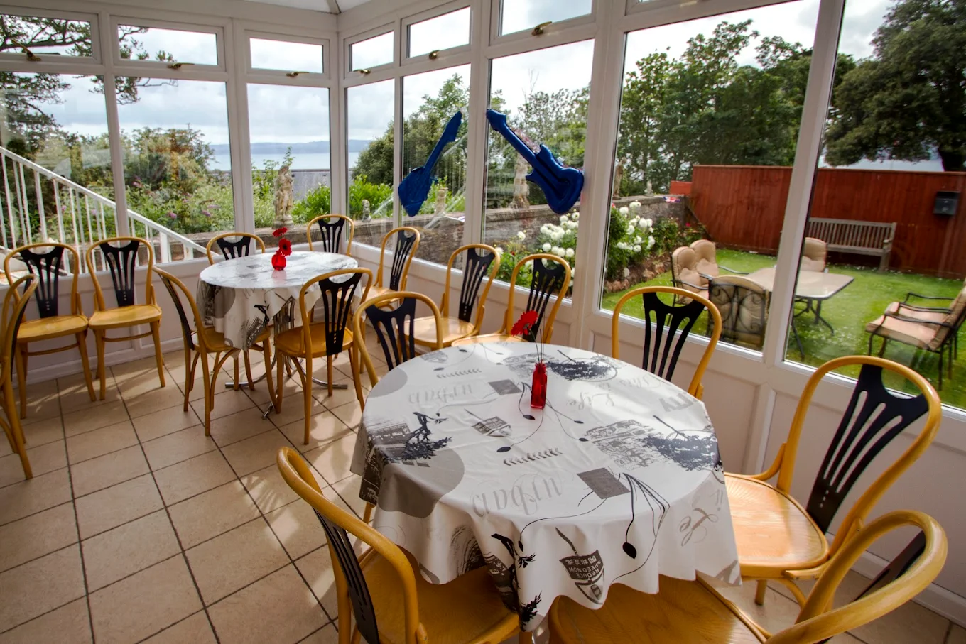 sunny dining room conservatory